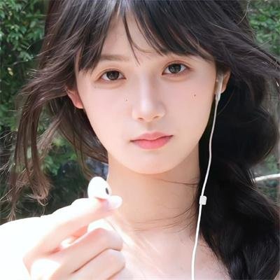 落在她身边